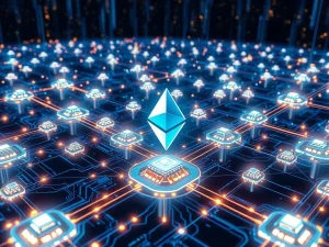 Ethereum's quantum-resistant blockchain with RISC-V framework for enhanced security and speed.