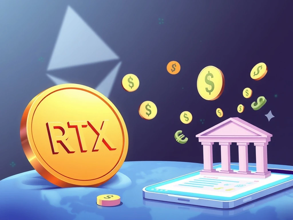 A visual representation of Remittix (RTX) token enabling seamless cross-border payments, highlighting its significant Ethereum News presale success.