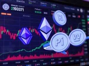 Ethereum and RTX tokens amid market volatility and whale activity