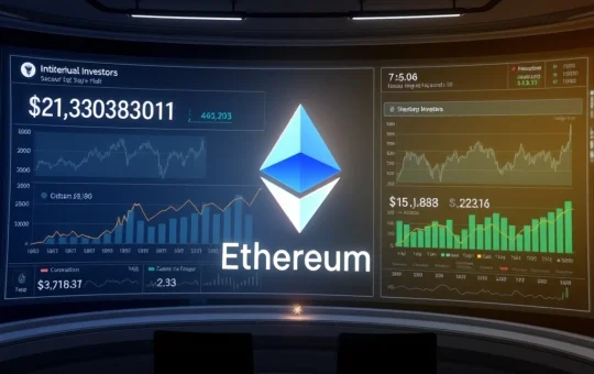 Ethereum price surge and institutional investment in blockchain technology