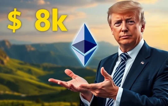 Eric Trump discussing Ethereum's potential, highlighting its undervalued status and a bold $8k price target, impacting Ethereum news.