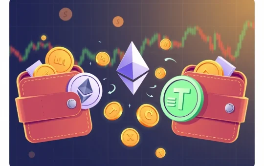 Ethereum news highlights $85M USDT loan fueling ETH purchase and market fluctuations.