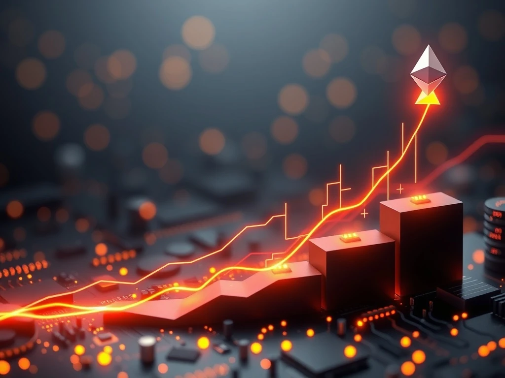 Visualizing institutional Ethereum News growth, with WLF's significant ETH staking contributing to market stability and ETF-driven inflows.