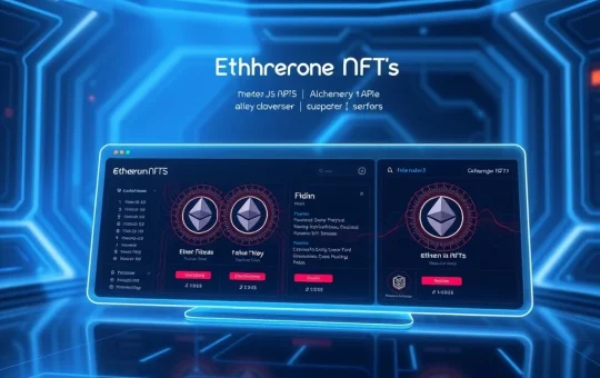 Ethereum NFT Explorer built with NextJS and Alchemy API showcasing NFT data