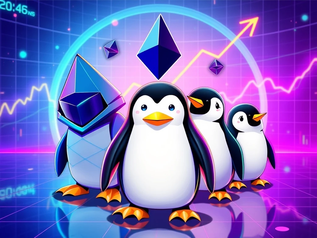 Ethereum NFT sales surge with premium collections like CryptoPunks and Pudgy Penguins