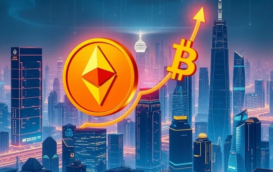 Mike Novogratz's bold Ethereum price prediction, showing ETH outperforming Bitcoin in the crypto market.
