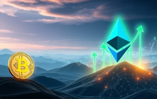 A chart showing Ethereum's potential outperformance over Bitcoin, driven by its unique supply dynamics and increasing institutional crypto adoption.