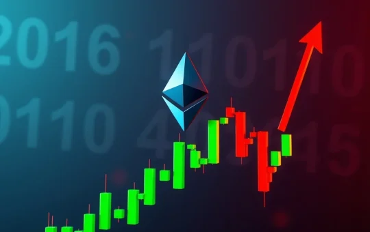 Visualizing the dramatic Ethereum price surge leading to massive short liquidations, highlighting market volatility and bearish caution.