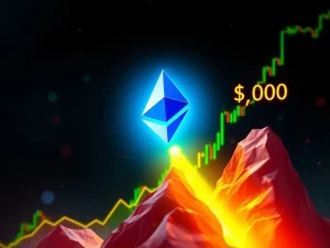 Chart showing Ethereum price prediction reaching $4,000, illustrating strong ETH technical analysis and market growth.