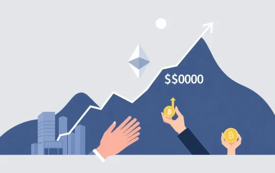 A vibrant chart showing an Ethereum price prediction surge towards $4,000, symbolizing institutional demand driving market optimism.