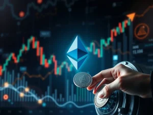 Charts showing strong ETH Price growth, symbolizing Eric Trump's bullish Ethereum Price Prediction amidst rising institutional interest and ETF inflows.