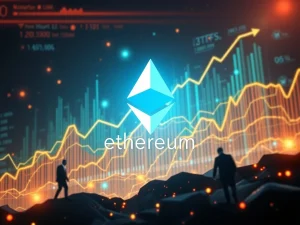 Visualizing Ethereum's remarkable 25% surge driven by explosive institutional buying and the anticipation of Ethereum ETFs, impacting the ETH price.