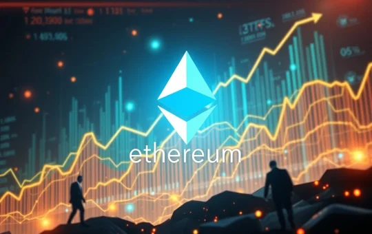 Visualizing Ethereum's remarkable 25% surge driven by explosive institutional buying and the anticipation of Ethereum ETFs, impacting the ETH price.