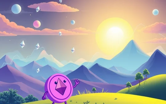 A vibrant visual representing the significant Ethereum price surge and the successful Pepeto coin presale, symbolizing growth in the crypto market.
