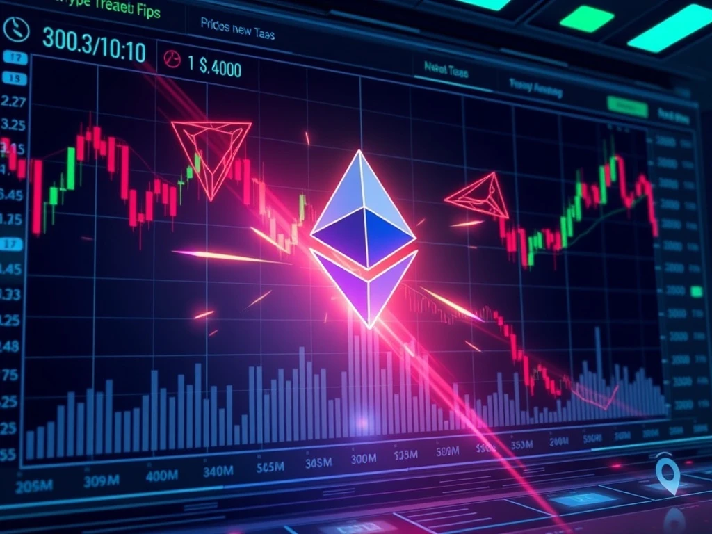 Ethereum price chart at $4,000 with conflicting technical and onchain signals