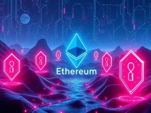 Ethereum's quantum-resistant Lean Architecture with glowing security shields