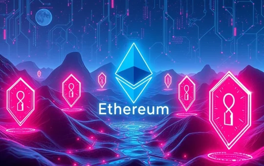 Ethereum's quantum-resistant Lean Architecture with glowing security shields