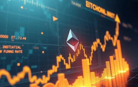 Ethereum price surge with institutional buying and low funding rates signaling breakout potential.