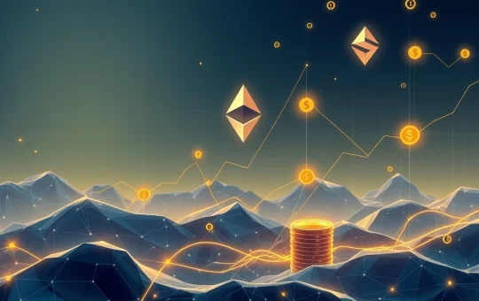 Visualizing the explosive growth of the stablecoin market cap, powered by Ethereum and increasing institutional adoption.