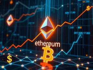 A visual metaphor for BitMine Immersion's monumental shift to Ethereum staking, highlighting its $2 billion ETH holdings and institutional crypto impact.