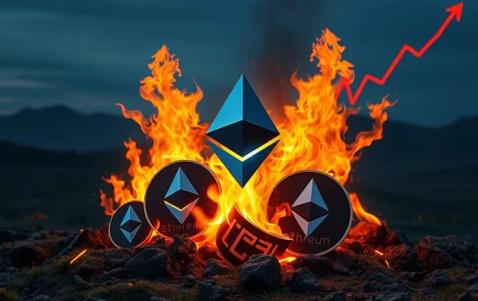 Visualizing Ethereum's shrinking supply and its potential impact on ETH price.