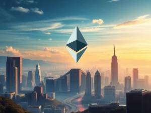 A visual representation of Ethereum's remarkable surge, highlighting the impact of EVM adoption and strong institutional interest.