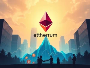 Chart showing Ethereum price surge driven by significant institutional demand and ETH buy volume.