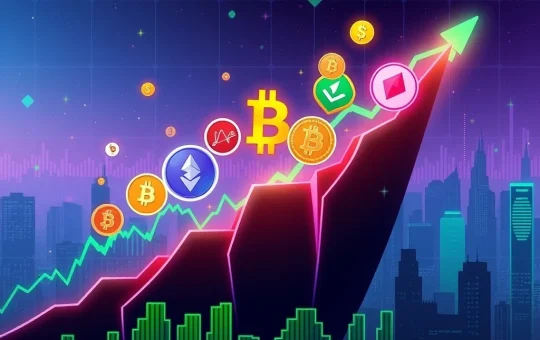 Chart illustrating the explosive growth of under $1 cryptos, highlighting 2025 crypto breakouts and bull market momentum.