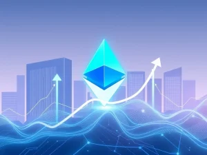 Visualizing the significant surge in Ethereum unstaking volume, highlighting institutions' strategic shift towards liquidity and yield.