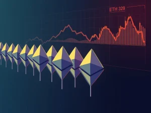Visualizing the alarming Ethereum Validator Exit Queue and its impact on ETH price decline.