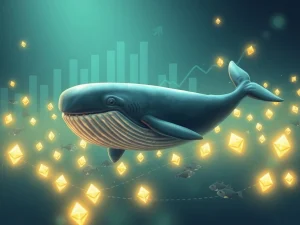 Ethereum whales strategically accumulating ETH during market dips, signaling confidence in future price movements.