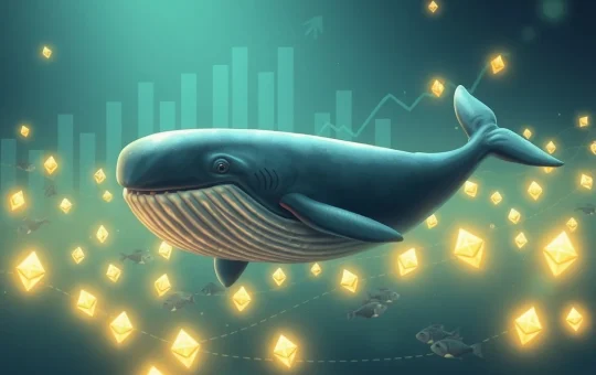 Ethereum whales strategically accumulating ETH during market dips, signaling confidence in future price movements.