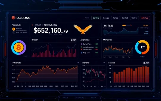 Falcon Finance's Transparency Dashboard displaying secure USDf stablecoin reserves and over-collateralization data, assuring trust.