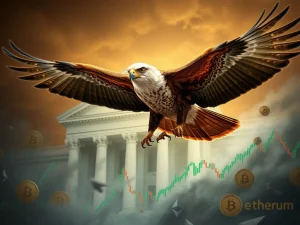 Fed tight policy impacting Bitcoin and Ethereum prices in a volatile crypto market