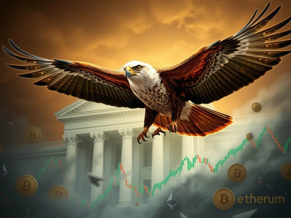 Fed tight policy impacting Bitcoin and Ethereum prices in a volatile crypto market