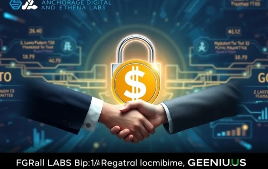 Anchorage Digital and Ethena Labs collaborate to launch USDtb, the first federally regulated stablecoin, symbolizing a new era of trust and compliance in digital finance.