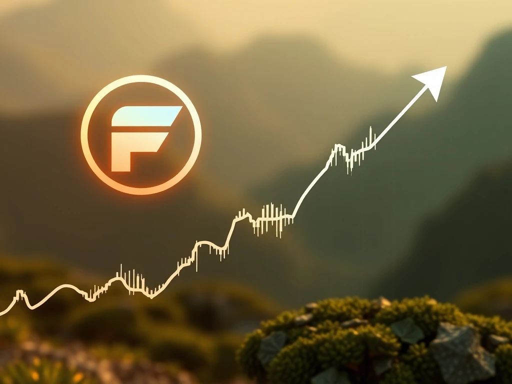 Chart showing Fetch.ai (FET) token breaking out of a symmetrical triangle, signaling a potential 120% price surge.