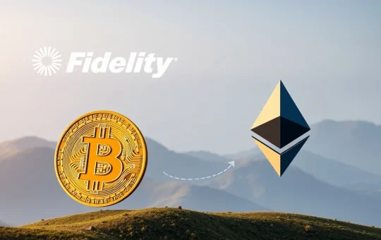 A visual representation of Fidelity's strategic crypto shift, symbolizing institutional investment moving from Bitcoin to Ethereum.