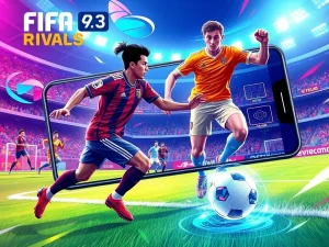 FIFA Rivals web3 mobile game showcasing competitive soccer gameplay with blockchain integration