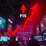 FIS cryptocurrency price crash showing extreme market volatility
