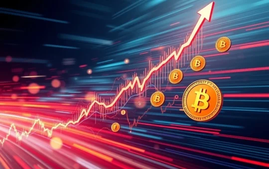 Dramatic FIS price chart showing an explosive surge, reflecting crypto market volatility and investor excitement.