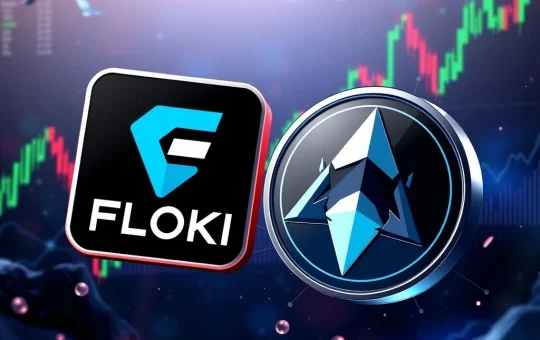FLOKI price and Arctic Pablo Coin surge in the volatile meme coin market
