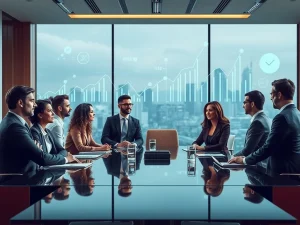 Fortune 500 leadership navigating strategic shifts in healthcare and tech industry trends.