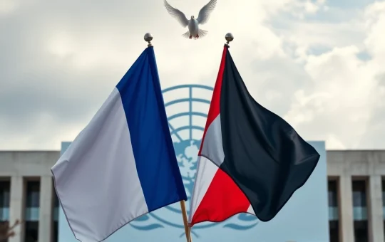Historic moment as France recognizes Palestinian Statehood, signaling a new era for Middle East diplomacy at the UN.
