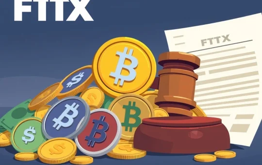 FTX payout funds being distributed to creditors, symbolizing the significant financial recovery and claims distribution process.