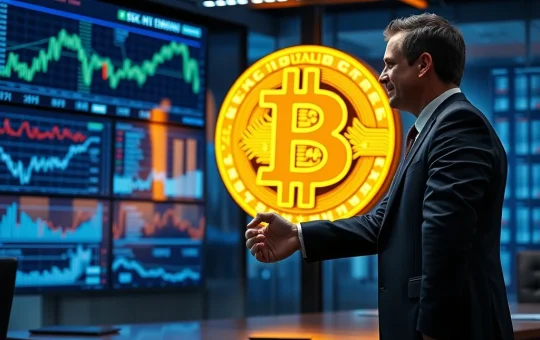 Illustrates Galaxy Digital's pivotal $9B Bitcoin transaction, symbolizing the accelerating institutional crypto adoption and market maturity.