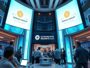 Genius Group and Entrepreneur Resorts merger in a high-tech business hub