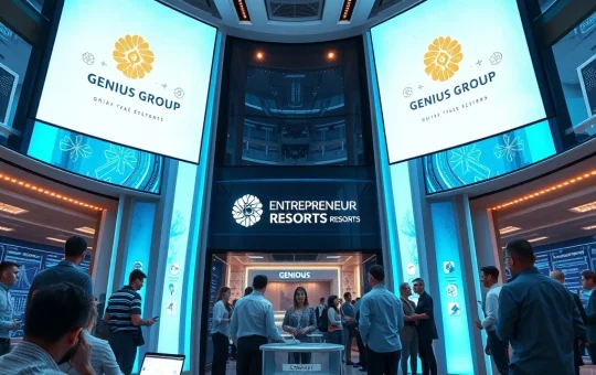 Genius Group and Entrepreneur Resorts merger in a high-tech business hub