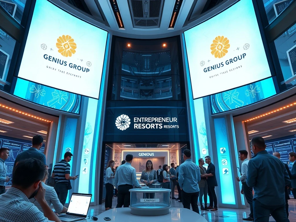 Genius Group and Entrepreneur Resorts merger in a high-tech business hub