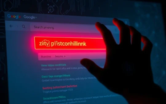 Visualizing a deceptive Google Ad phishing attempt targeting crypto users, highlighting the critical need for Google Ad Phishing awareness.